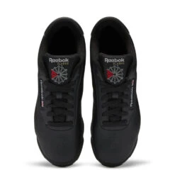 Reebok Women's Princess In Black -Shoes Sales Shop 7344 3 footwear photography top portrait view white 1100x