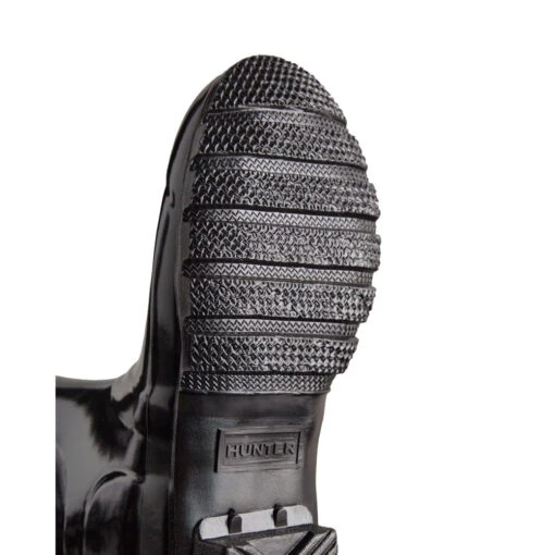 Hunter Women's Original Tall Gloss Rain Boots In Black - Image 4