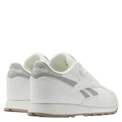 Reebok Women's Classic Leather In Chalk/Pure Grey 3/Taupe -Shoes Sales Shop RB HQ7195 1146 3 1100x