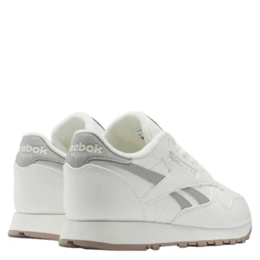 Reebok Women's Classic Leather In Chalk/Pure Grey 3/Taupe - Image 3