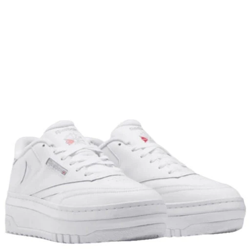 Reebok Reebook Women's Club C Extra In Cloud White/Cloud White/Pure Grey 3 - Image 2
