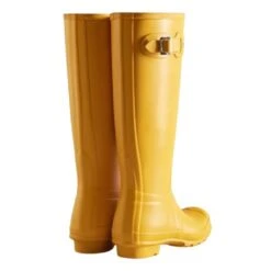 Hunter Women's Original Tall Rain Boots In Yellow -Shoes Sales Shop ht wft1000rma ryl k 3 1100x
