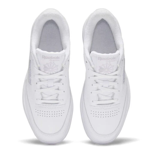 Reebok Women's Club C Double In Ftwr White/Ftwr White/Cold Grey 2 - Image 3