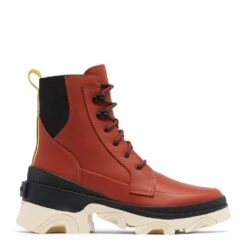 Sorel Women's Brex Lace Boot In Warp Red/Black