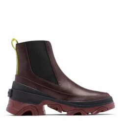 Sorel Women's Brex Chelsea Boot In New Cinder/Black