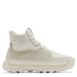 Sorel Women's ONA 530 Mid Sneaker In Chalk/Sea Salt