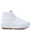 Vans Women's Sk8-Hi Canvas Stacked In True White -Shoes Sales Shop vn 0a4btwl5r 4240 1 1 1100x