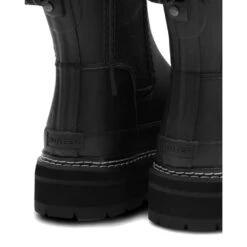 Hunter Women's Refined Stitch Detail Chelsea Boots In Black -Shoes Sales Shop wfs2100rma blk 3 1100x